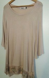 Tunic blouse / pale pink